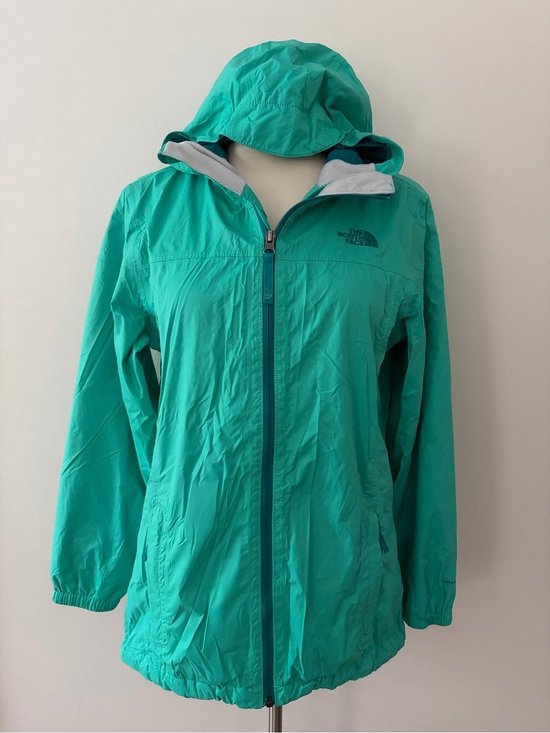 The North Face Jackets & Blazers - The North Face Juniors Teal Hooded Windbreaker Jacket Gorpcore Outdoorsy